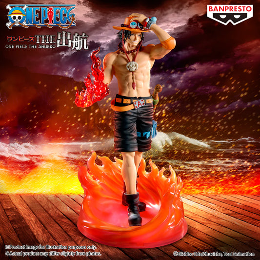 Banpresto One Piece - The Shukko - Portgas.D.Ace Statue