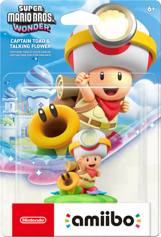 Nintendo - Amiibo - Super Mario - Toad & Talking Flower