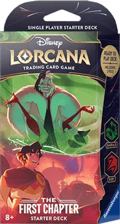 lorcana set 8 starter decks Ravensburger Disney TCG: Archazia's Island Single-Player Deck - Amethyst & Steel | Engaging Gameplay | Over 200 Original Disney Artworks transforming it into his menacing fortress Disney Lorcana: Reign of Jafar