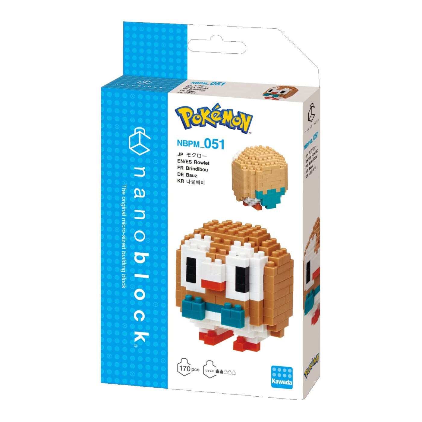 Nano Block - Rowlet (Pokemon) – John's Total Ent.