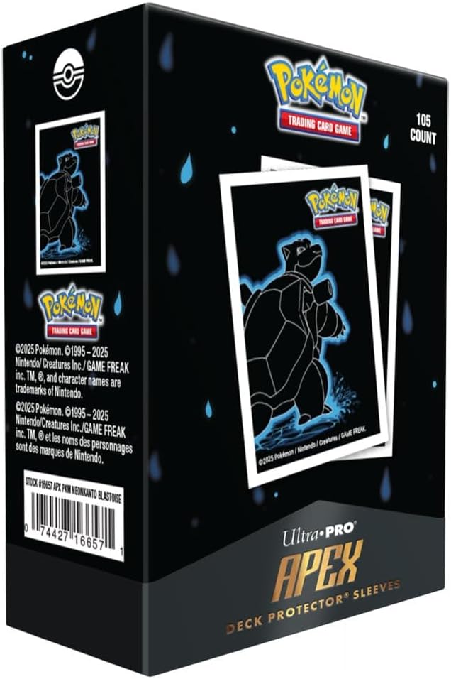 Ultra-Pro APEX Deck Protector Sleeves - Blastoise