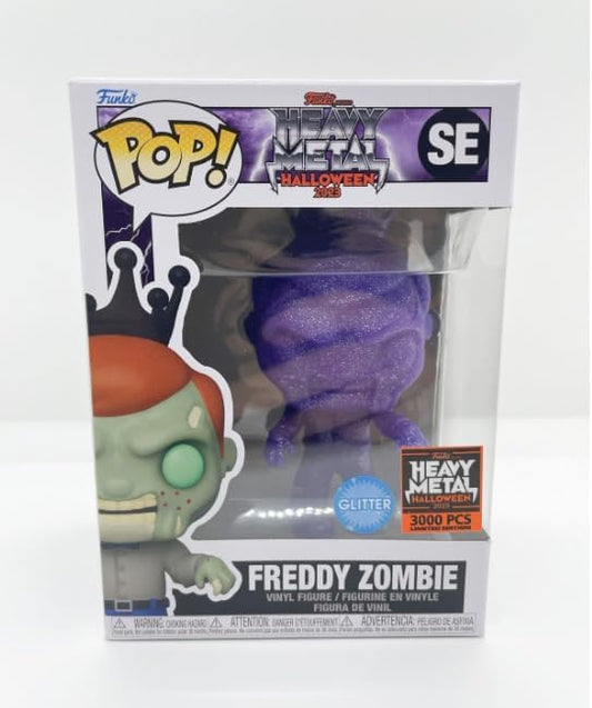 Funko Pop! Heavy Metal Halloween 23 GLITTER Freddy Zombie