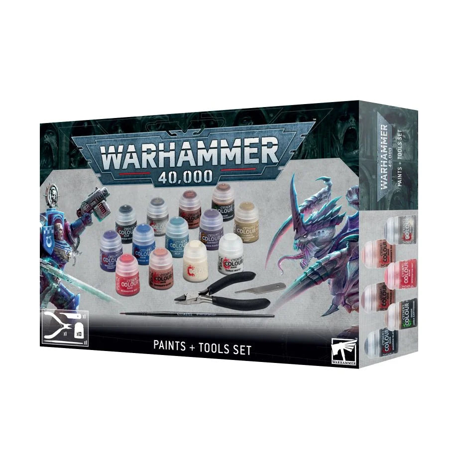 Warhammer 40k: Warhammer 40,000: Paints + Tools Set