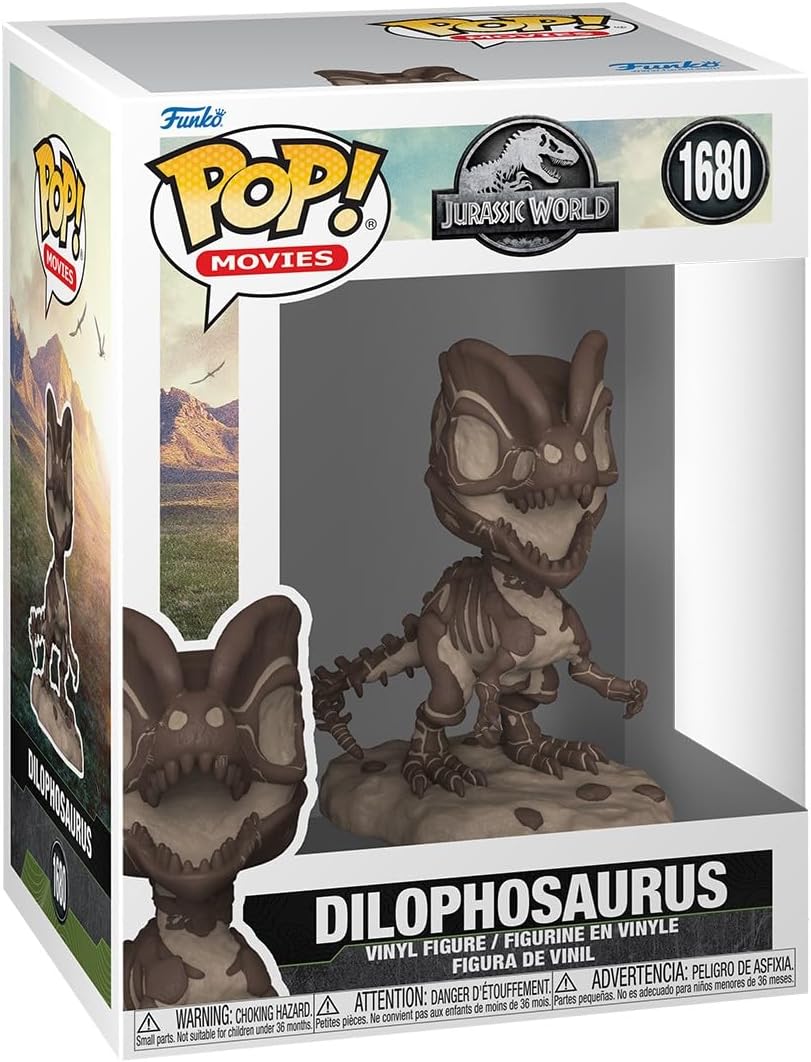 Funko Pop! Movies: Jurassic Park Fossil - Dilophosaurus