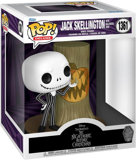 Funko POP! Deluxe - The Nightmare Before Christmas 30th Anniversary: Jack Skellington with Halloween Door