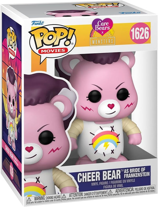 Funko Pop Movies: Universal Monsters x Care Bears - Cheer Bear as Bride of Frankenstein