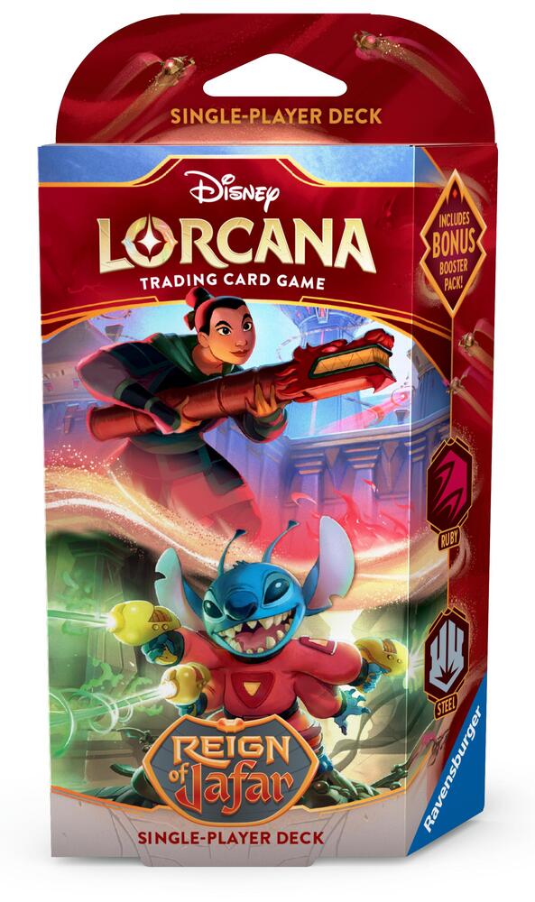 Disney Lorcana: Reign of Jafar Starter Deck- Ruby & Steel