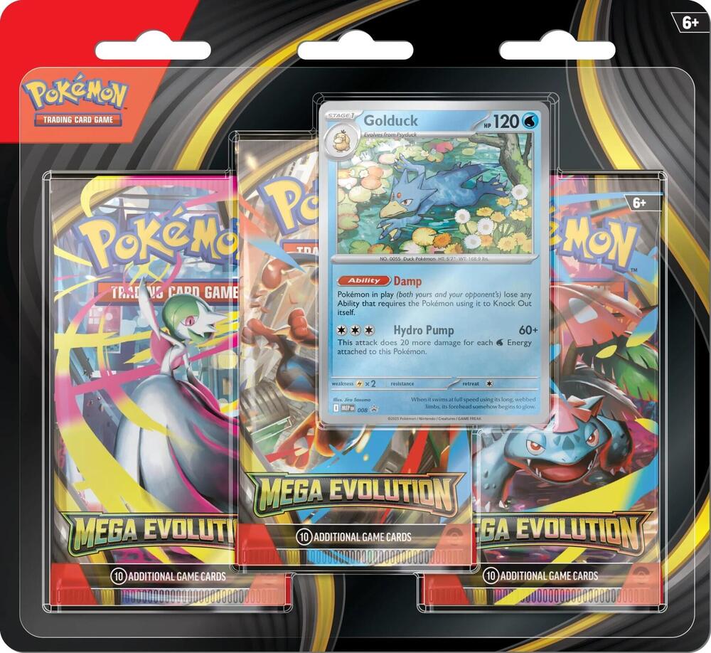 Pokemon - Mega Evolution 3 Pack Blister