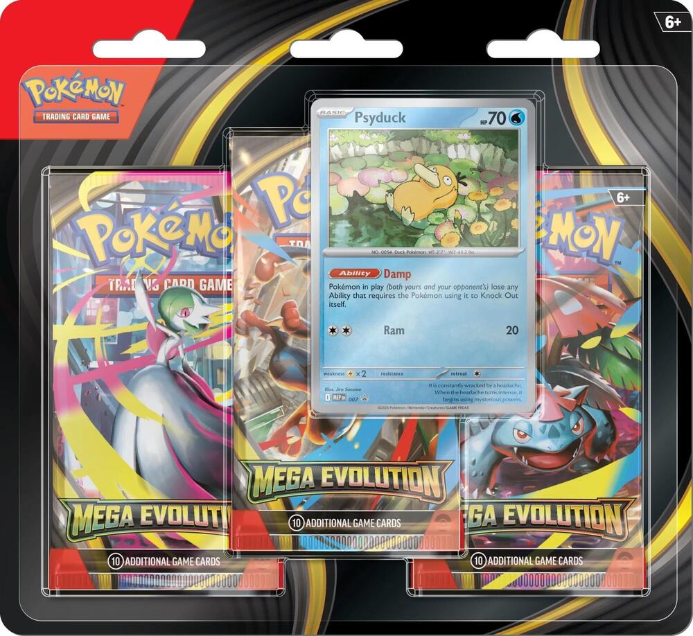 Pokemon - Mega Evolution 3 Pack Blister