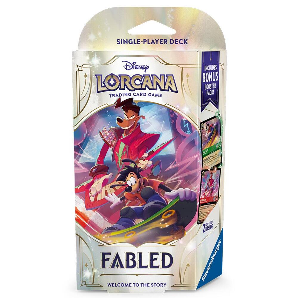 Disney Lorcana Trading Card Game - Fabled Starter Deck Emerald & Ruby