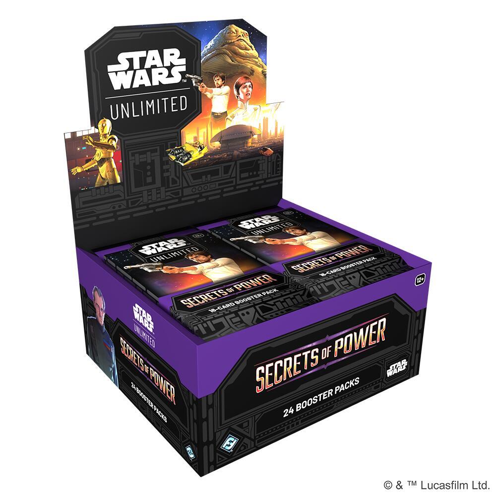 Star Wars Unlimited - Secrets of Power Booster Display