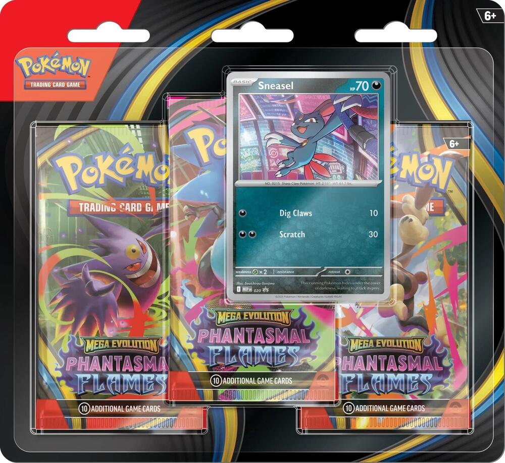 Pokemon: TCG - Phantasmal Flames 3 Pack Blister