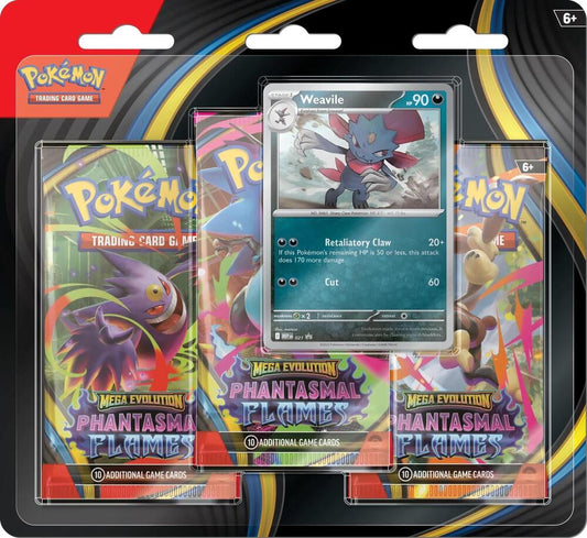 Pokemon: TCG - Phantasmal Flames 3 Pack Blister