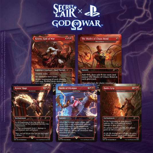 Magic the Gathering -  Secret Lair Drop Series: Secret Lair x God of War: Greek Non-Foil