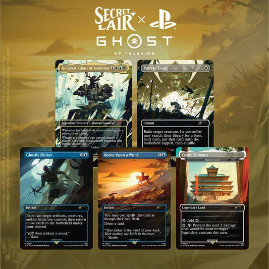 Magic the Gathering -  Secret Lair Drop Series: Secret Lair x Ghost of Tsushima Non-Foil