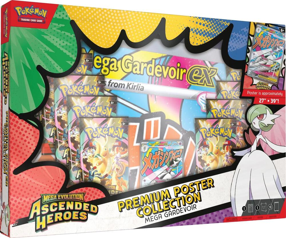 Pokemon -TCG: Mega Evolution: Ascended Heroes Premium Poster Collection - Mega Gardevoir