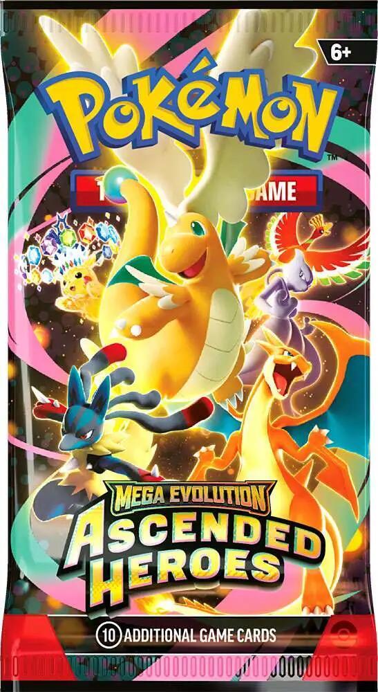 Pokemon -TCG: Mega Evolution: Ascended Heroes Booster Pack