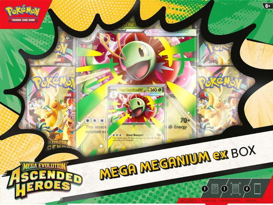 Pokemon -TCG: Mega Evolution: Ascended Heroes Mega Meganium EX Box