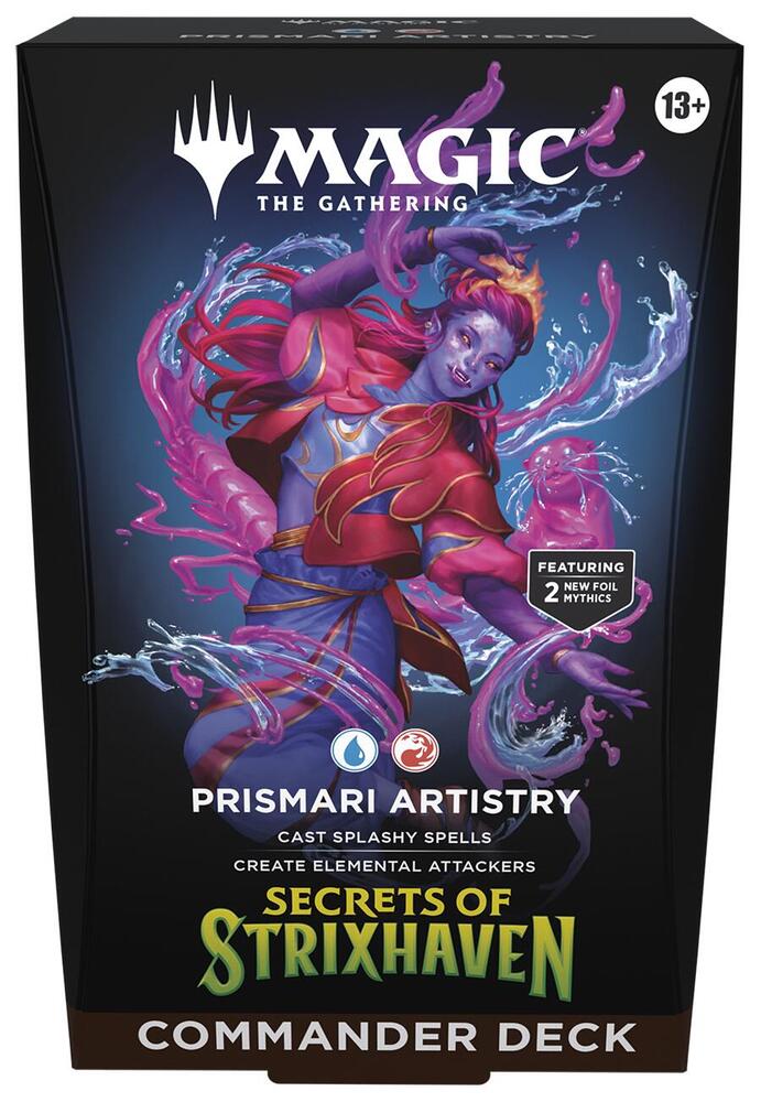 Magic the Gathering - Secrets of Strixhaven - Prismari Artistry Commander Deck