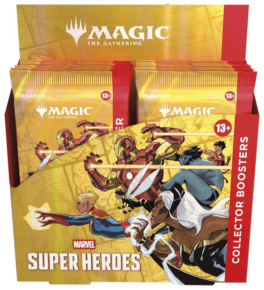 Magic the Gathering - Marvel Super Heroes - Collector Booster Display