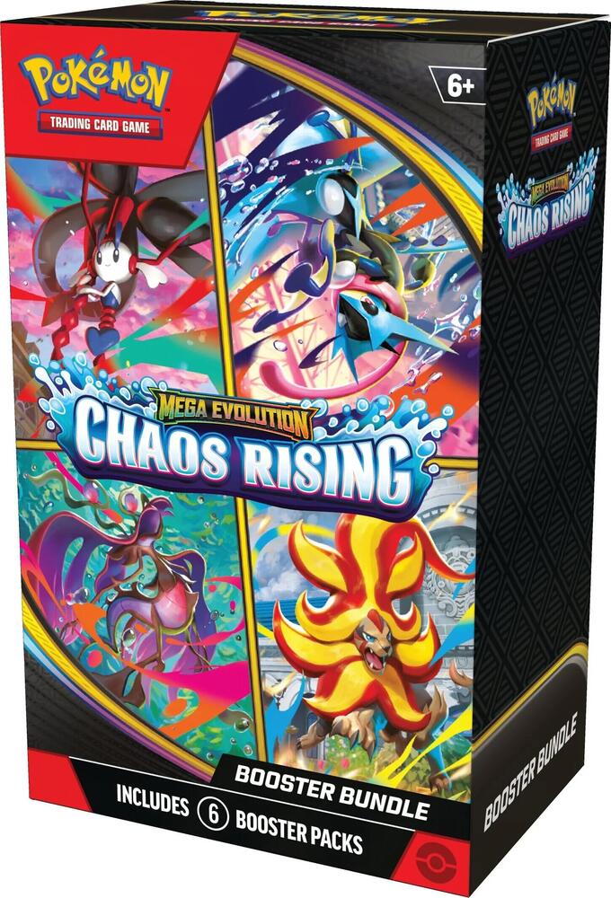 Pokemon -TCG: Mega Evolution: Chaos Rising Booster Bundle
