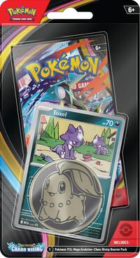 Pokemon -TCG: Mega Evolution: Chaos Rising Single Pack Blister [Toxel]