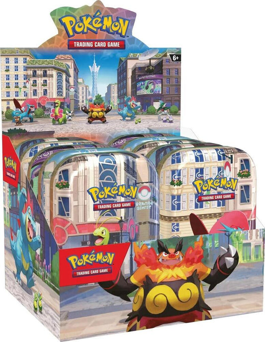 Pokémon Trading Card Game: Lumiose City Mini Tin Display