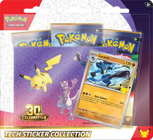 Pokemon -TCG: 30th Celebration- Tech Sticker Collection