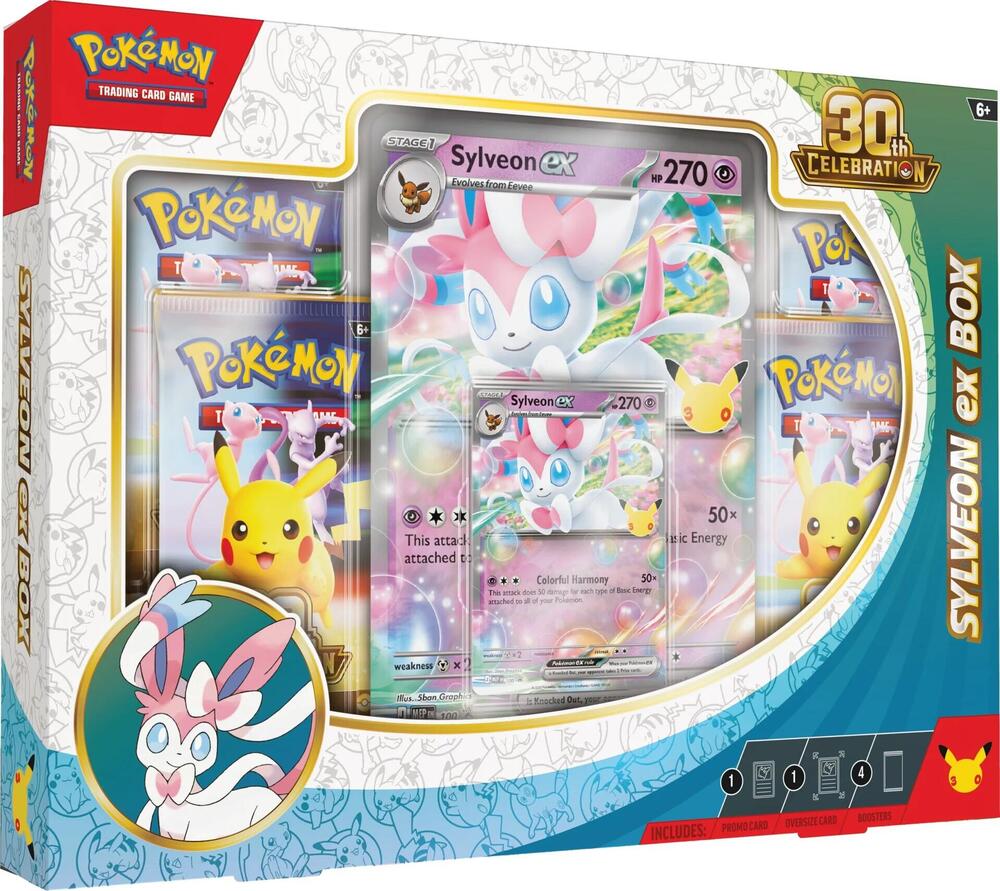 Pokemon -TCG: 30th Celebration- Sylveon EX Box
