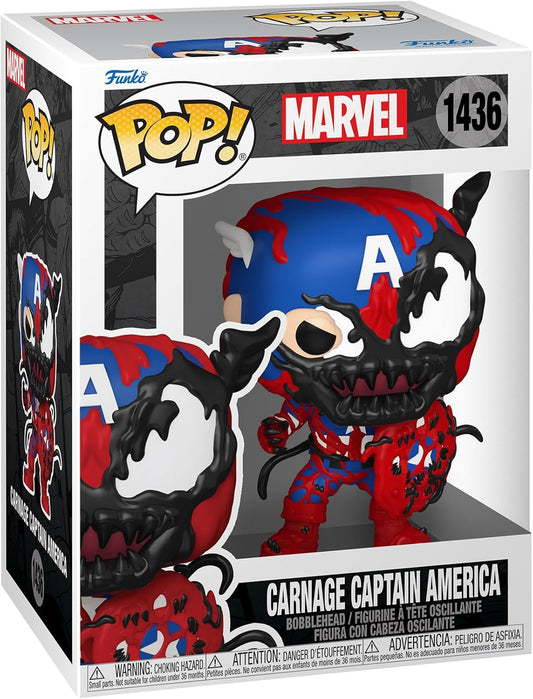 Funko Pop! Marvel: Carnageized - Captain America