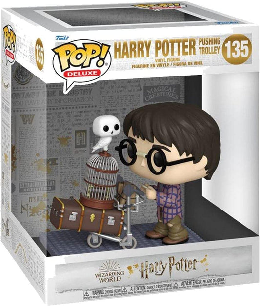 Funko POP! Deluxe: Harry Potter 20th Anniversary - Harry Pushing Trolley