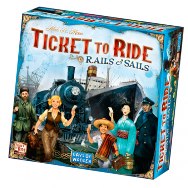Ticket to Ride Rails & Sails Board Game