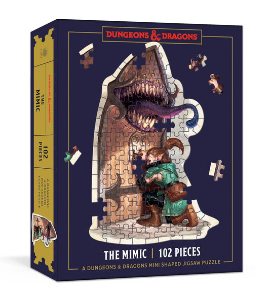 Dungeons & Dragons Mini Shaped Jigsaw Puzzle: The Mimic Edition (102 Piece)