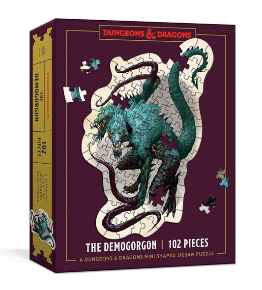 Dungeons & Dragons Mini Shaped Jigsaw Puzzle: The Demogorgon Edition (102 Piece)