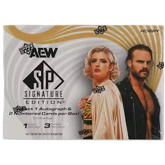 2025 Upper Deck SP Signature Edition AEW Wrestling Hobby Box