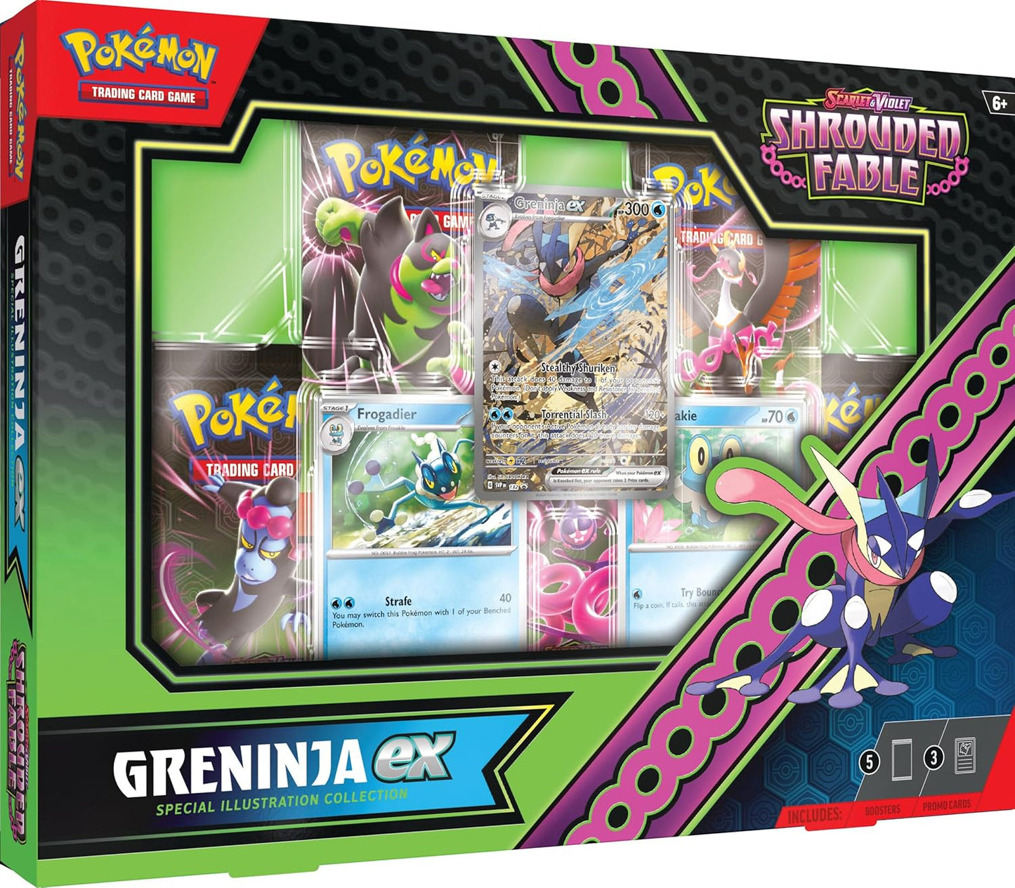 Pokemon: Shrouded Fable - Greninja Ex Special Illustration Collection