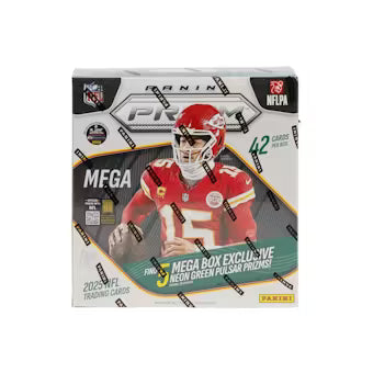 2025 Panini Prizm Football Mega Box (Green Pulsar Prizms)