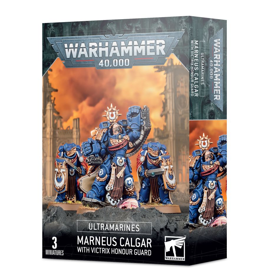 Warhammer 40k: Ultramarines: Marneus Calgar with Victrix Honour Guard