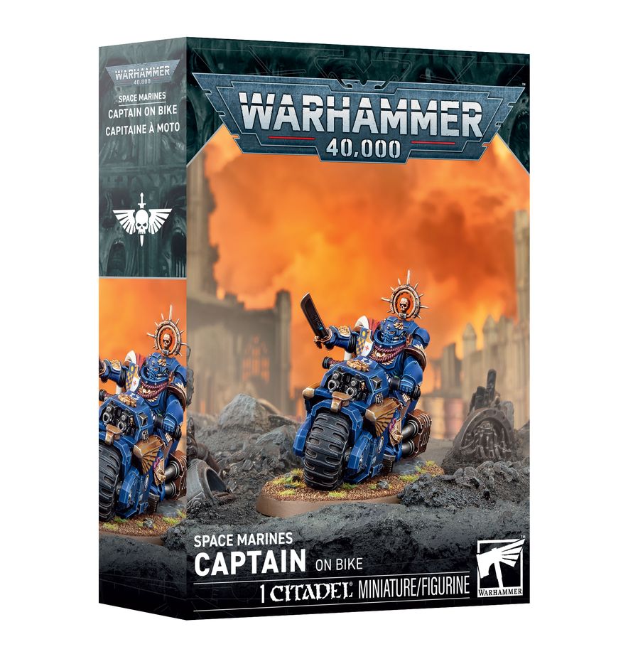 Warhammer: 40K: Space Marines - Captain on Bike