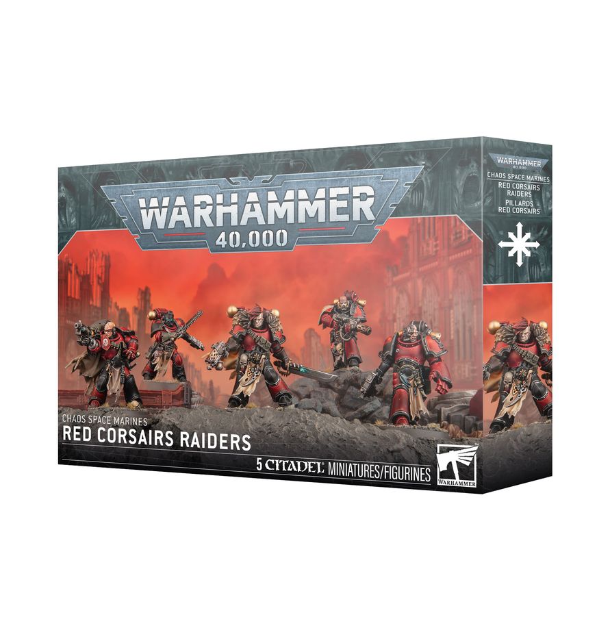 Warhammer: 40K - Chaos Space Marines - Red Corsairs Raiders