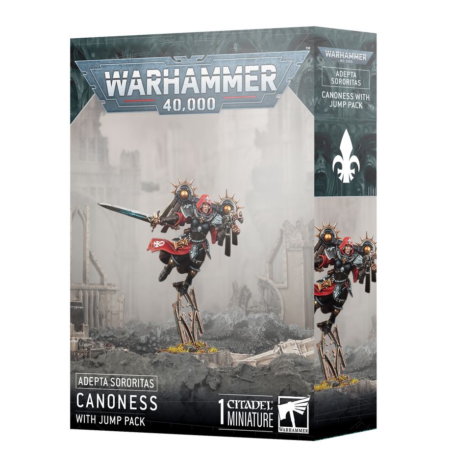 Warhammer 40k: [Adepta Sororitas] Canoness with Jump Pack