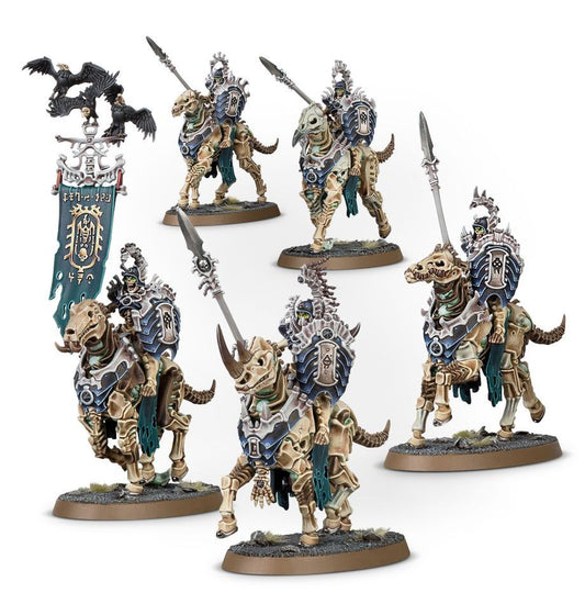 Warhammer: Age of Sigmar - [Ossiarch Bonereapers] Kavalos Deathriders