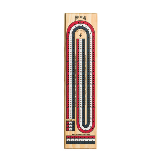 Bicycle 3 Track Cribbage Board