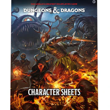 Dungeons & Dragons 5E: Character Sheets 2024