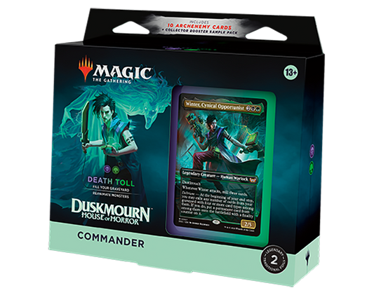 Magic the Gathering -  Death Toll Commander Deck (Duskmourn: House of Horror)