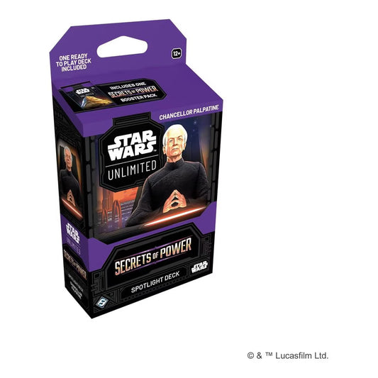 Star Wars Unlimited - Secrets of Power : Chancellor Palpatine Spotlight Deck