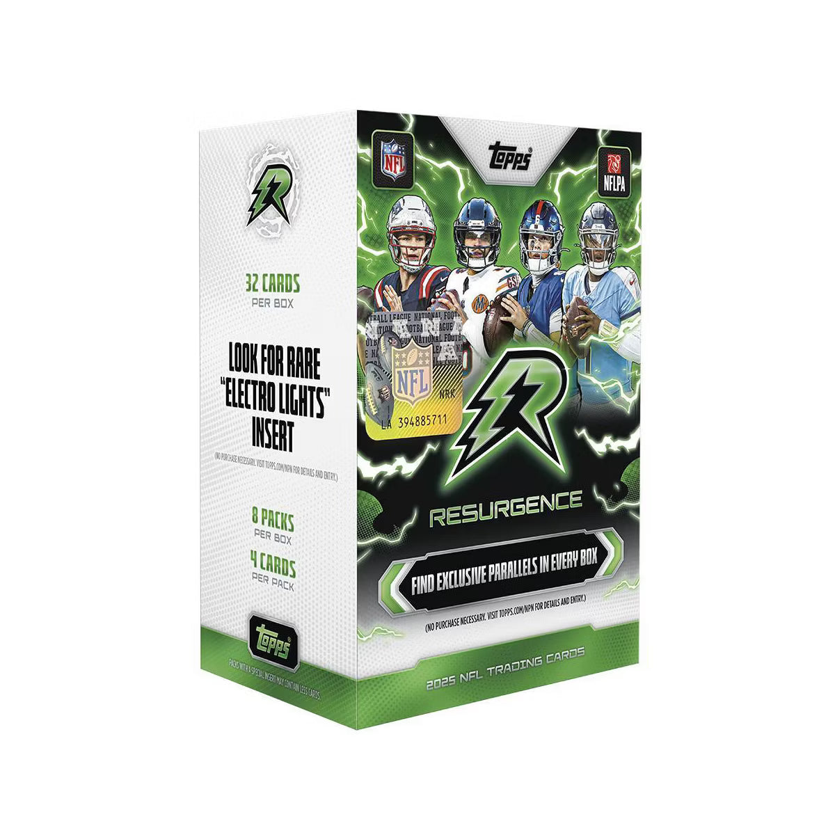 Topps NFL Resurgence Trading Card Value Box