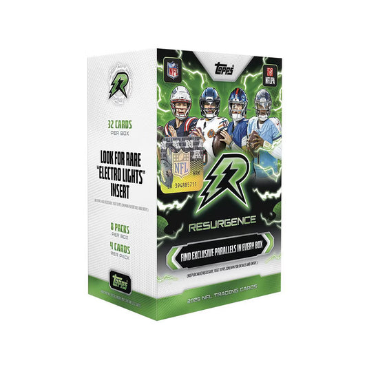 Topps NFL Resurgence Trading Card Value Box