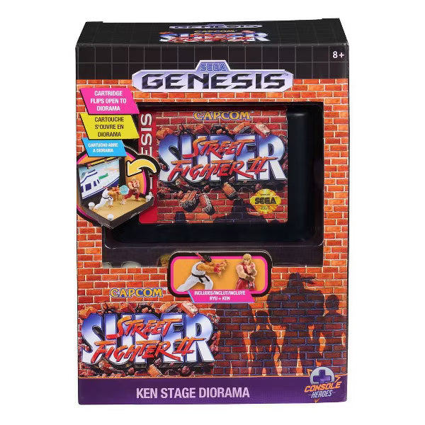Sega Genesis - Street Fighter 2 Ken Stage Diorama