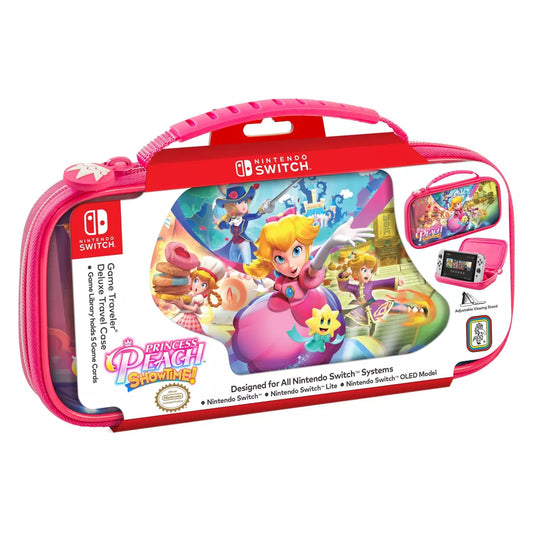 Game Traveler Deluxe Travel Case for Nintendo Switch - Princess Peach Showtime